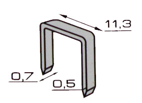 Скобы для степлера тип 53