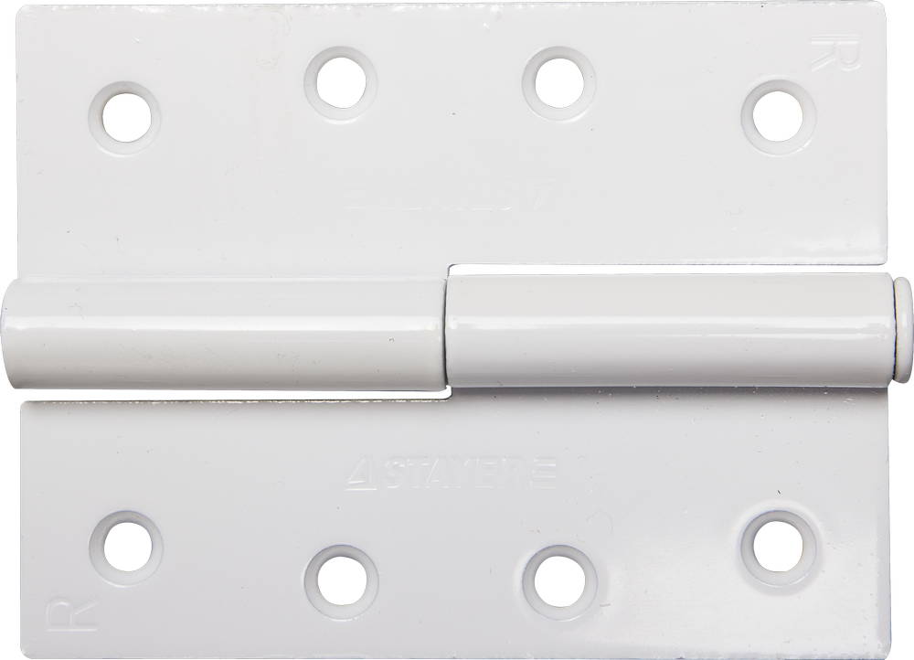 Петля дверная разъемная правая цвет белый 100 мм Stayer MASTER 37613-100-2R фото