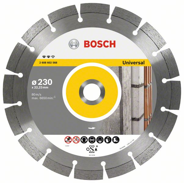 Алмазный отрезной круг Bosch Expert for Universal 300 x 22,23 x 2,8 x 12 mm фото