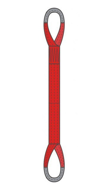 Текстильный петлевой строп 1 т 4 м на 30 мм SF6-СТП-1-4 фото
