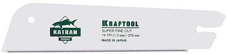 Полотно для тонкого пиления для ножовки 270 мм Kraftool 1-15189-27-19-S фото