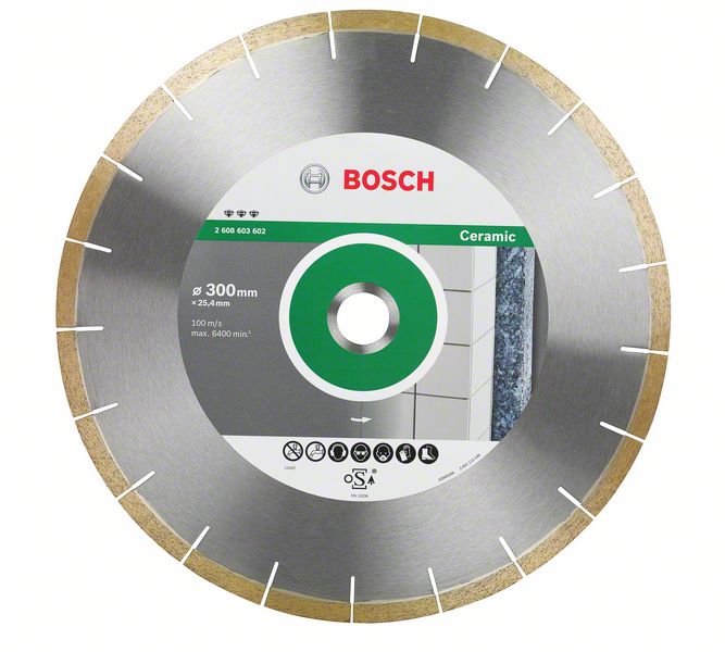 Алмазный отрезной круг Bosch Best for Ceramic and Stone 250 x 25,40 x 1,8 x 10 mm фото