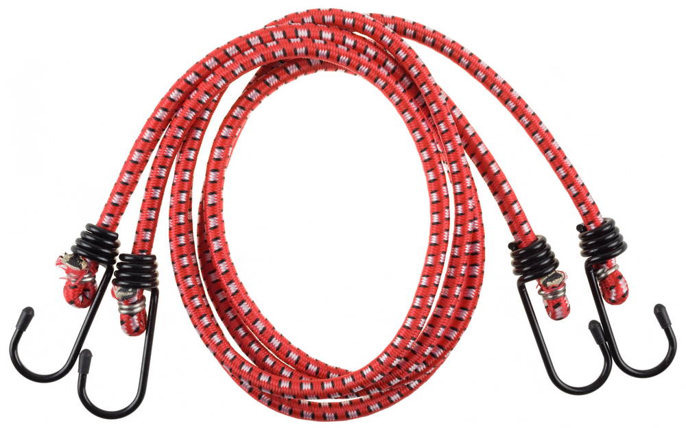 Крепежный резиновый  шнур со стальными крюками 120 см 2 шт Зубр МАСТЕР 40507-120 фото