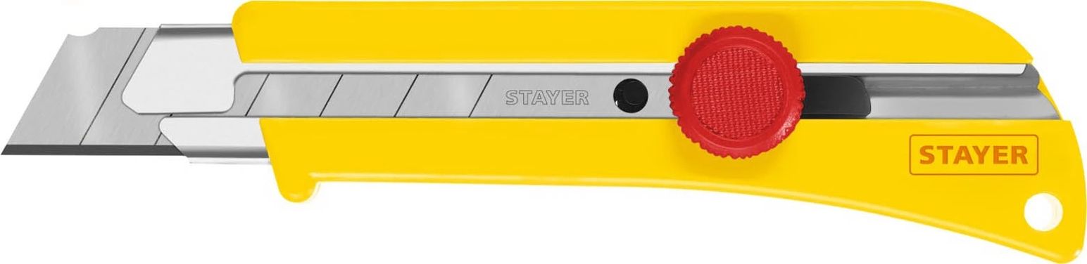 Нож с сегментированным лезвием 25 мм Stayer 09173_z01 фото