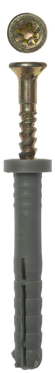 Дюбель-гвоздь цилиндрический бортик 8x120 мм 2 шт Зубр 4-301366-08-120 фото