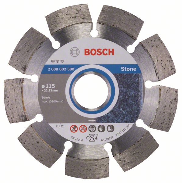 Алмазный отрезной круг Bosch Expert for Stone 115 x 22,23 x 2,2 x 12 mm фото