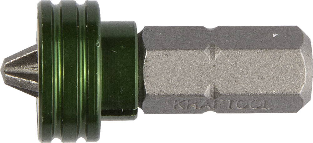 Бита с магнитным держателем-ограничителем PZ2 25 мм KRAFTOOL 26129-2-25-1 фото