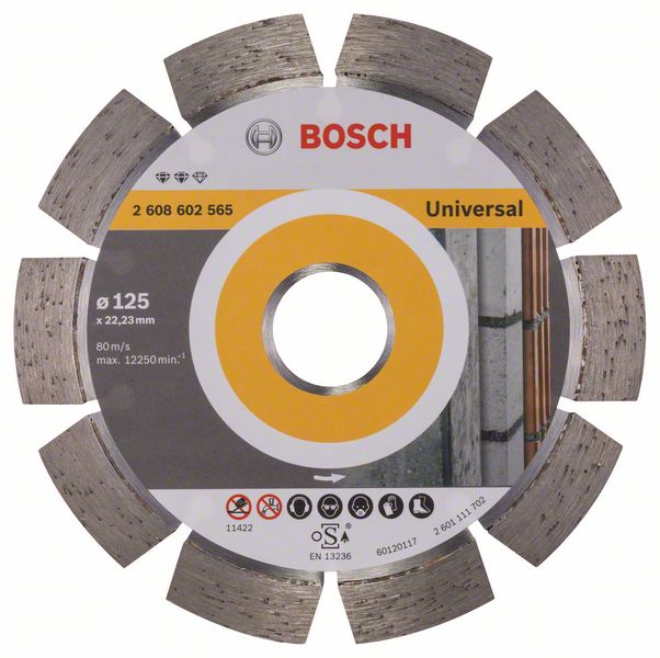 Алмазный отрезной круг Bosch Expert for Universal 125 x 22,23 x 2,2 x 12 mm фото