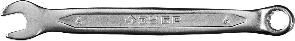 Ключ гаечный комбинированный 6 мм Зубр МАСТЕР 27087-06 фото