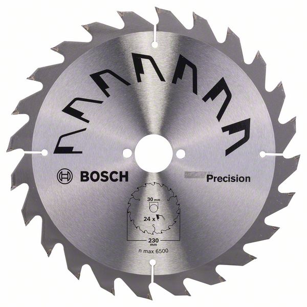Пильный диск Bosch PRECISION 230 x 30 x 2,5 мм, 24 фото