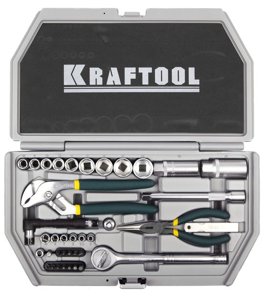 Набор слесарно-монтажного инструмента 38 предметов Kraftool INDUSTRY 27971-H38 фото