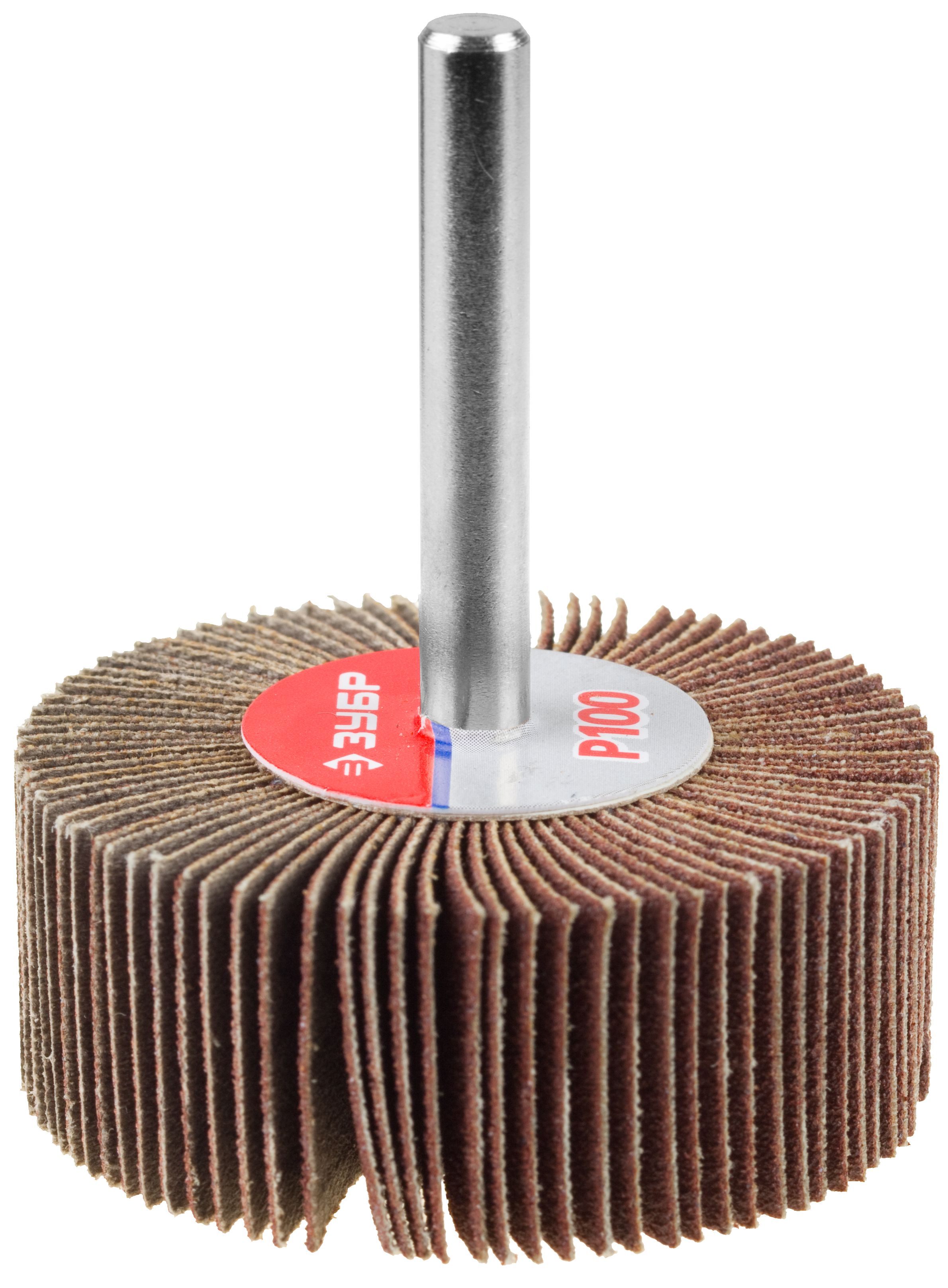 Круг шлифовальный веерный лепестковый на шпильке Зубр 36601-120 фото