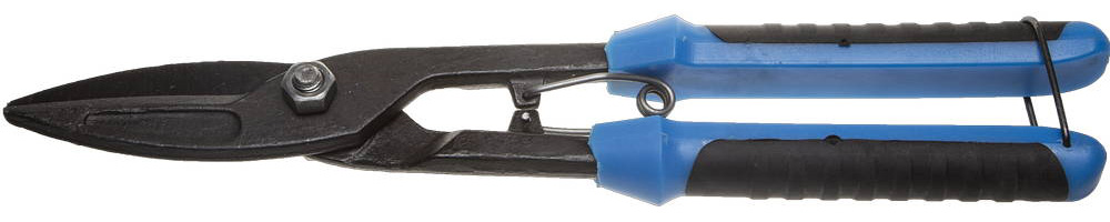 Ножницы по металлу удлинённые прямые с пружиной 290 мм Сибин 23044-29 фото