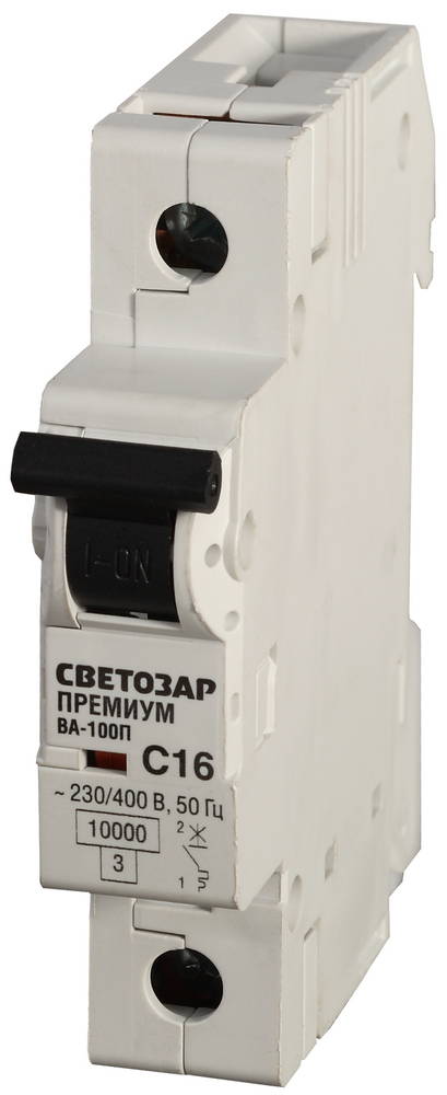 Автоматический выключатель 1-полюсный 63А 10кА Светозар Премиум SV-49031-63-C фото