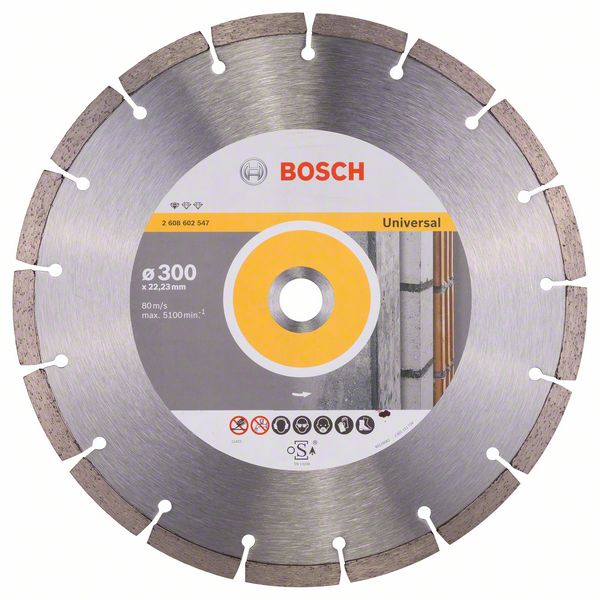 Алмазный отрезной круг Bosch Standard for Universal 300 x 22,23 x 3,1 x 10 mm фото