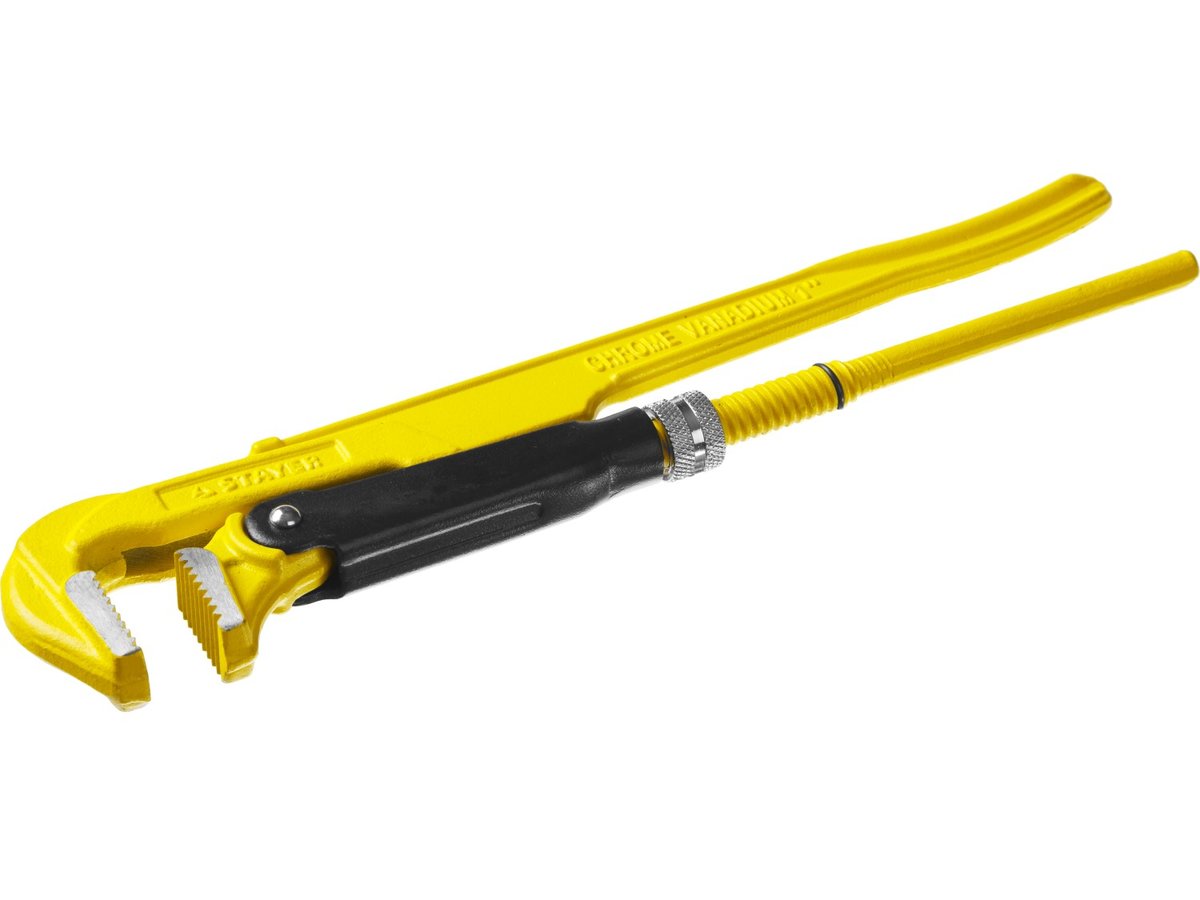 Трубный рычажный ключ с прямыми губками №1 на 330 мм Stayer PROFI 27311-1 фото