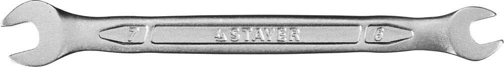 Ключ гаечный рожковый 6х7 мм Stayer PROFI 27035-06-07 фото