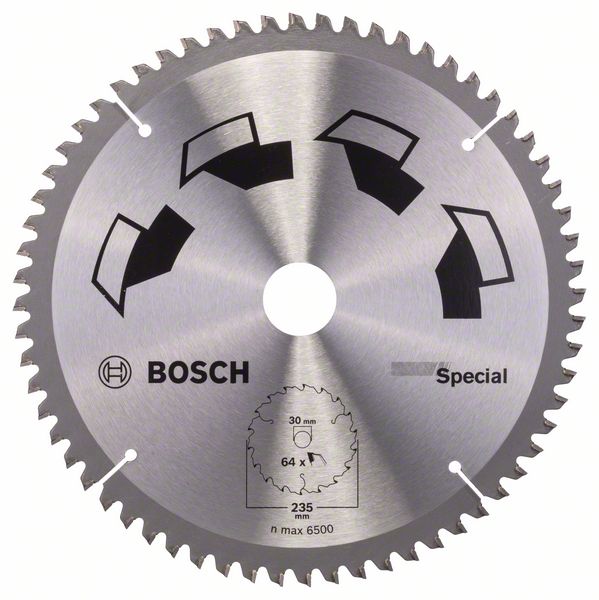 Пильный диск Bosch SPECIAL 235 x 30 x 2,5 мм, 64 фото