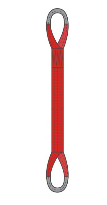 Текстильный петлевой строп 4 т 3.5 м на 100 мм SF6-СТП-4-3.5 фото