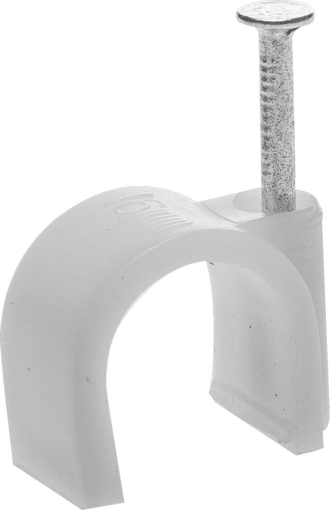 Скоба-держатель для круглого кабеля с оцинкованным гвоздем 16 мм 40 шт STAYER 4510-16 фото