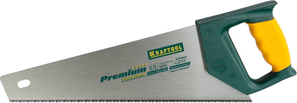 Ножовка универсальная для тонкого пиления 350 мм Kraftool PRO Premium TOOLBOX 15169-35 фото
