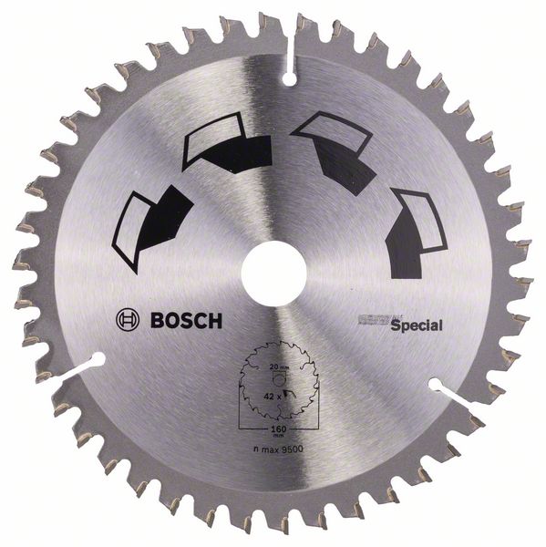 Пильный диск Bosch SPECIAL 160 x 20 x 2,5 мм, 42 фото
