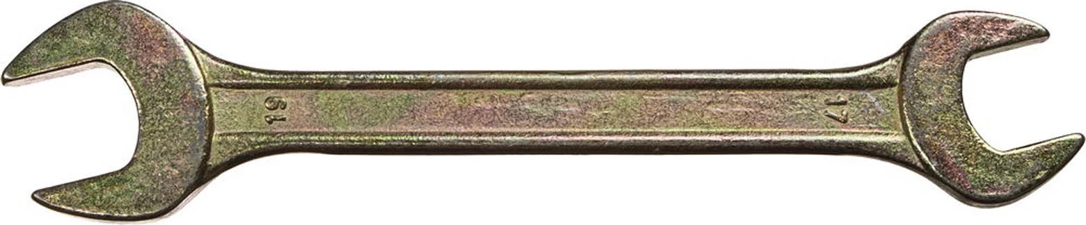 Ключ гаечный рожковый 17x19 мм Dexx 27018-17-19 фото