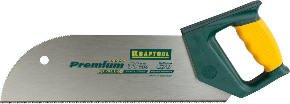 Ножовка универсальная 350 мм Kraftool PRO Premium VENEER 15076 фото