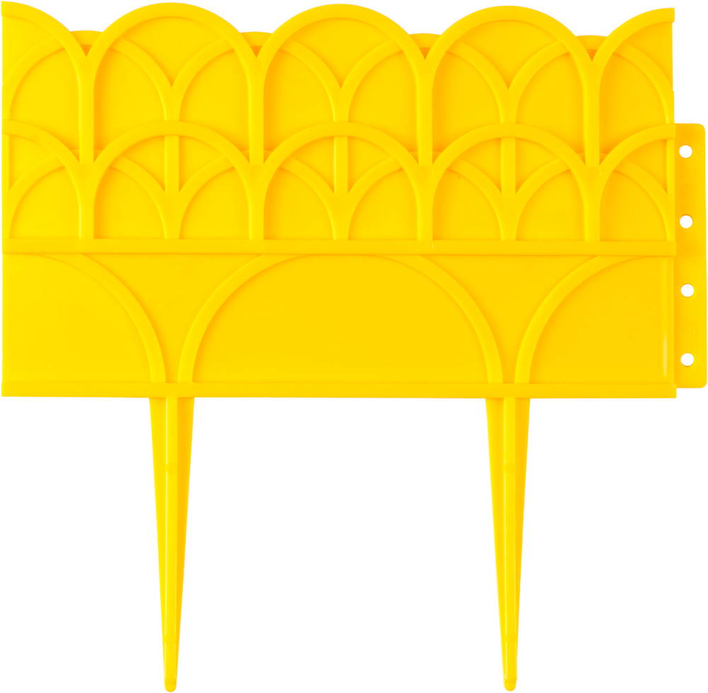 Бордюр декоративный для цветников 14х310 см желтый Grinda 422223-Y фото