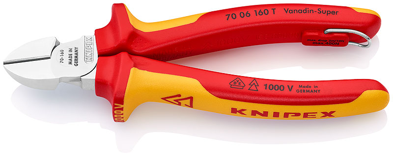 Кусачки боковые 160 мм Knipex KN-7006160TBK фото