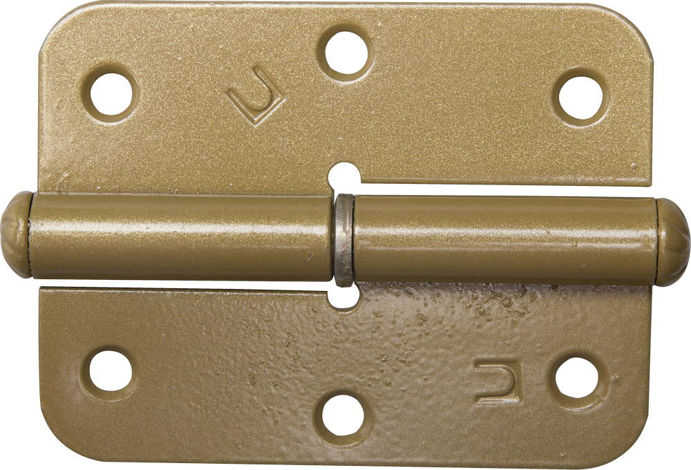 Петля накладная стальная правая цвет золотой металлик 85 мм Сибин 37643-85R фото