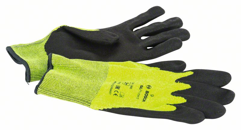 Перчатки с защитой от прорезания Bosch GL Protect 9 EN 388 фото