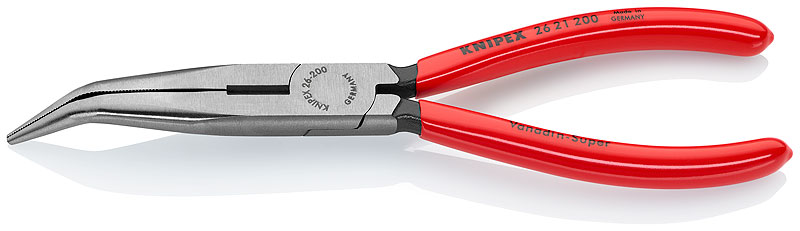 Длинногубцы изогнутые 200 мм Knipex KN-2621200 фото