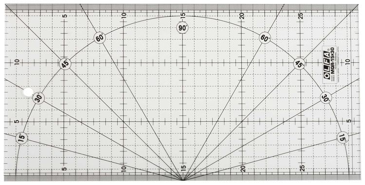 Линейка Olfa OL-MQR-15x30 фото