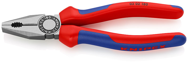 Плоскогубцы комбинированные фосфатированные 180 мм Knipex KN-0302180SB фото