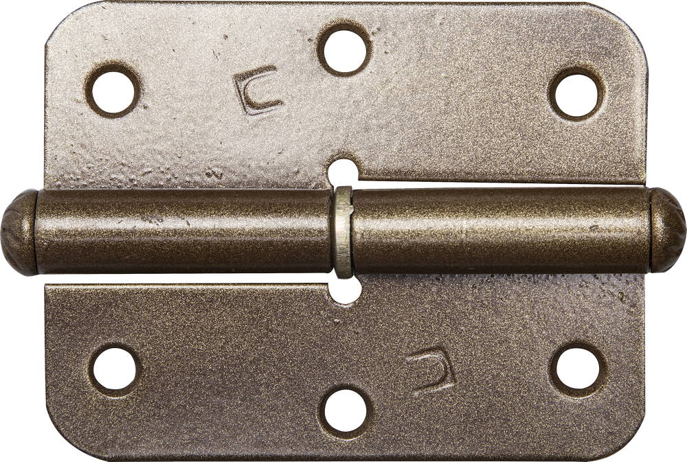 Петля накладная стальная правая цвет бронзовый металлик 85 мм Сибин 37645-85R фото