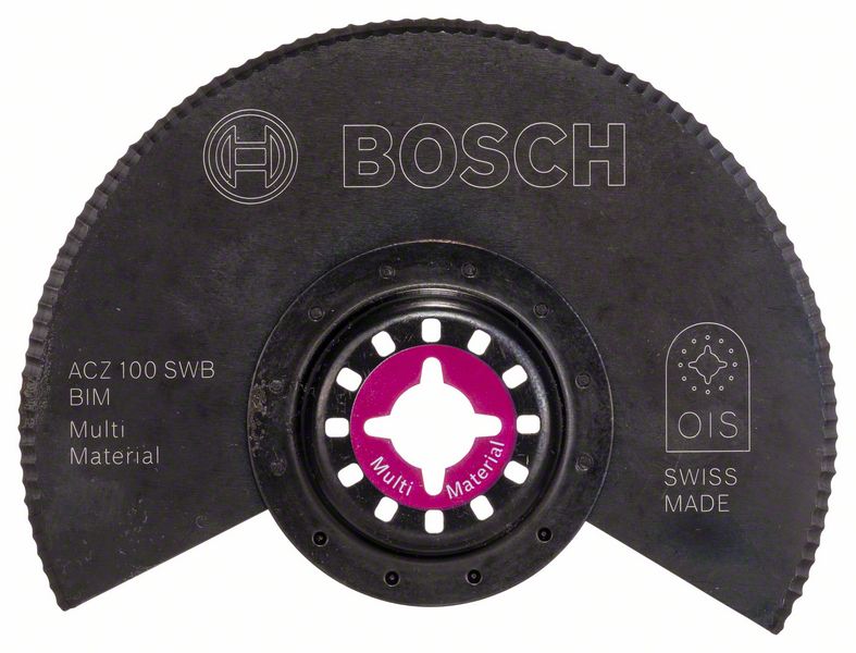 Сегментированный нож с волнистой заточкой BIM ACZ 100 SWB Multi Material 100 мм Bosch 2608661693 фото