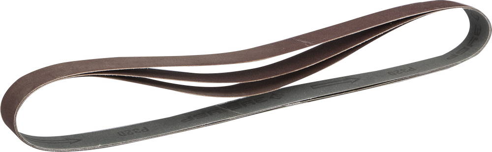 Бесконечная шлифовальная лента 762x25 мм P320 3 шт Зубр МАСТЕР 35547-320 фото