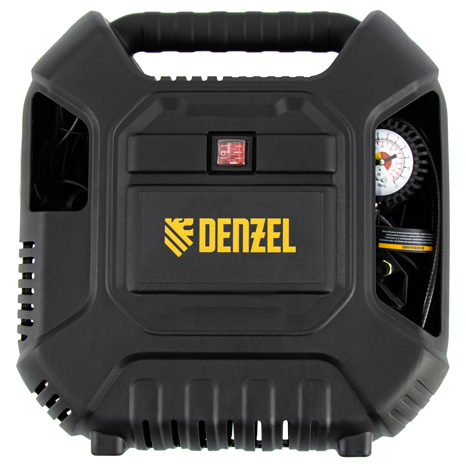 Компрессор воздушный DL1100 1.1 кВт, 180 л/мин, с набором аксессуаров Denzel 58005 фото
