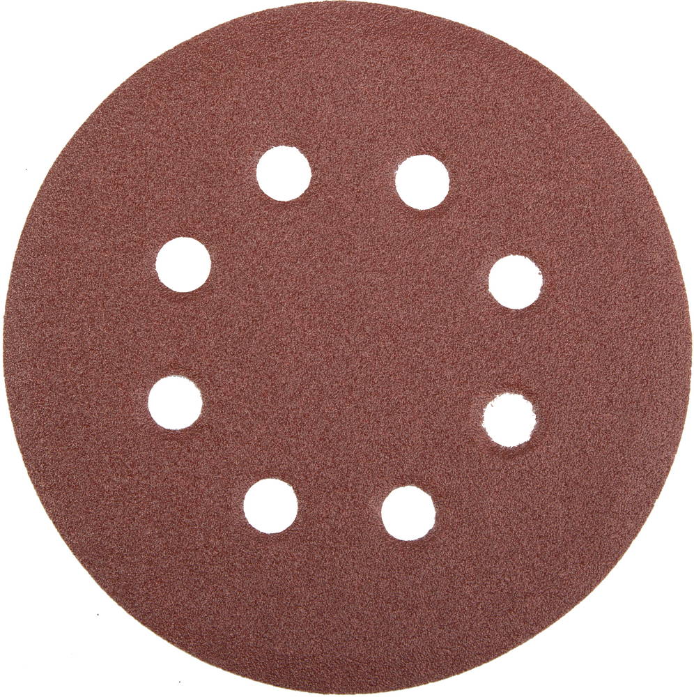 Круг шлифовальный 125 мм P120 8 отверстий 5 шт Stayer MASTER 35452-125-120 фото