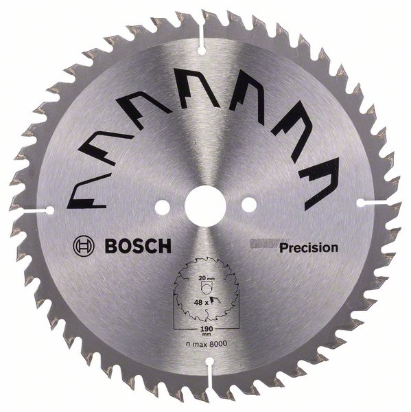 Пильный диск Bosch PRECISION 190 x 20 x 2,5 мм, 48 фото