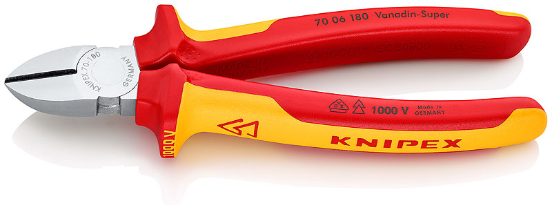 Кусачки боковые 180 мм Knipex KN-7006180 фото