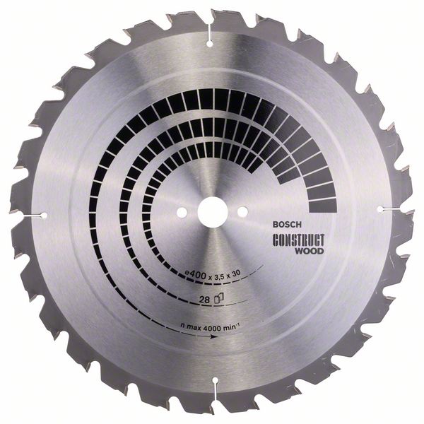 Пильный диск Bosch Construct Wood 400 x 30 x 3,5 мм, 28 фото