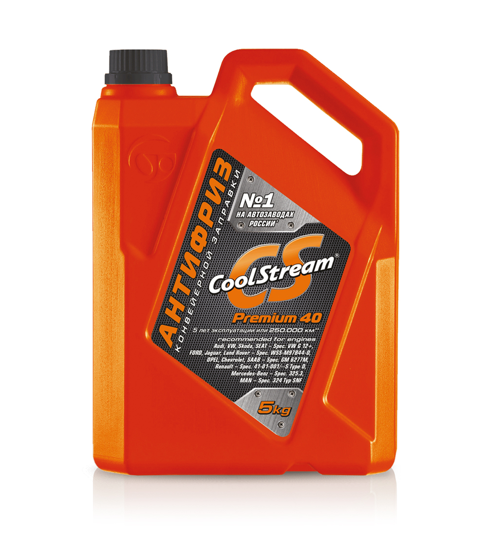 Антифриз 5 кг CoolStream Premium оранжевый фото