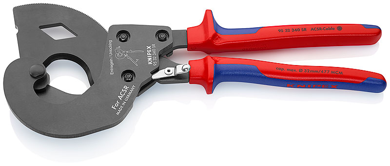 Ножницы для резки ACSR проводника 340 мм Knipex KN-9532340SR фото