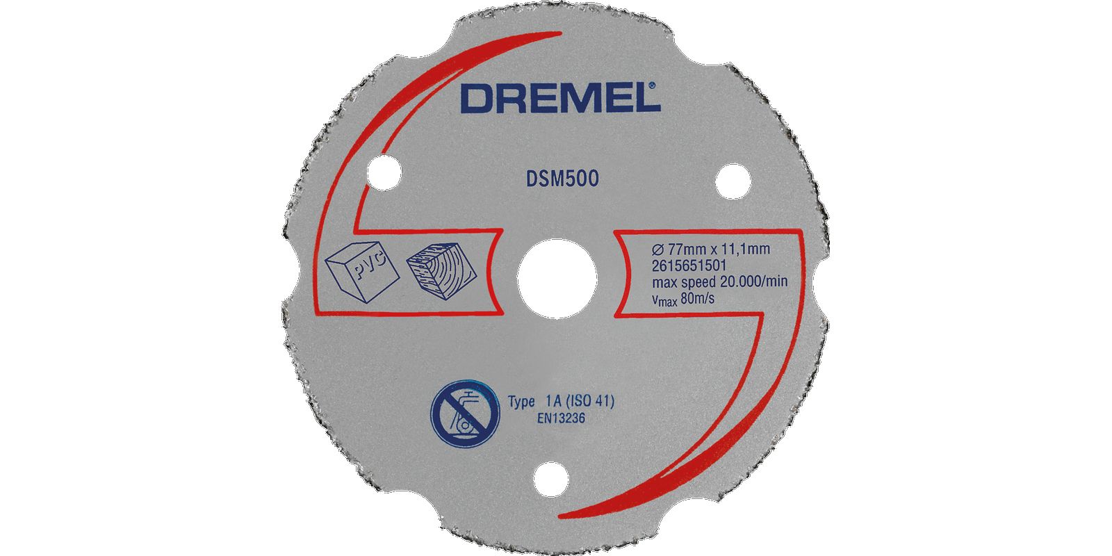 Многофункциональный твердосплавный отрезной круг Dremel DSM20 (DSM500) 2615S500JB фото