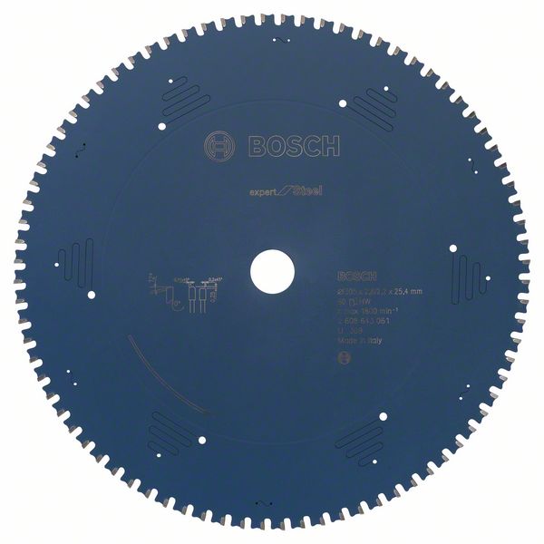 Пильный диск Bosch Expert for Steel 305 x 25,4 x 2,6 мм, 80 фото
