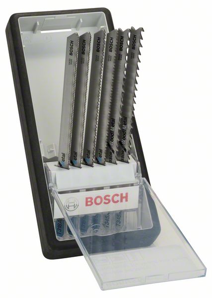 Набор полотен для электролобзика 6 шт Bosch Robust Line Metal Profile 2607010573 фото