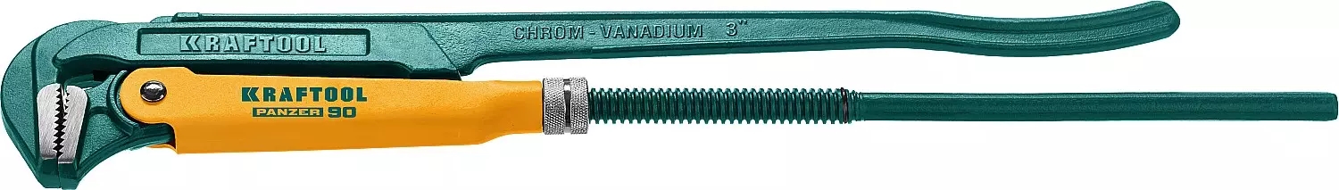 Трубный рычажный ключ с прямыми губками №4 на 670 мм Kraftool PANZER-90 2734-30_z02 фото