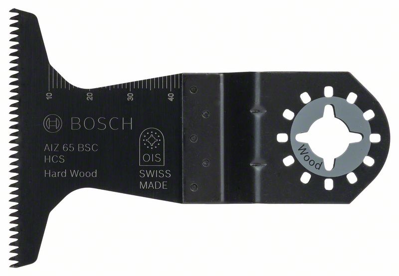 Погружное пильное полотно HCS AIZ 65 BSC Hard Wood 40 x 65 мм 5 шт Bosch 2608662355 фото